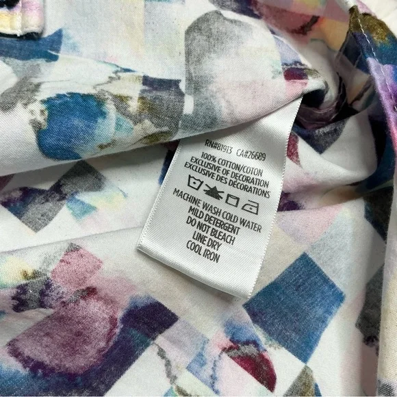 Robert Graham Magical Island Color Splash Button Down Shirt
